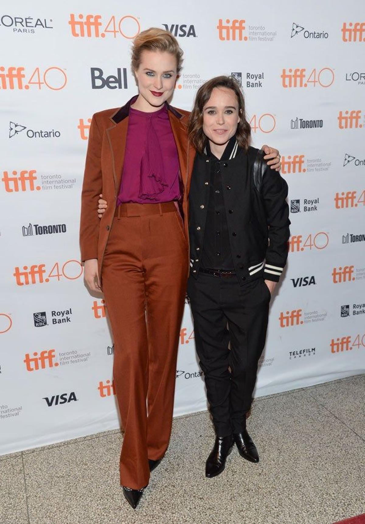 Evan Rachel Wood y Ellen Page en la presentación de 'Into the forest' en el TIFF 2015