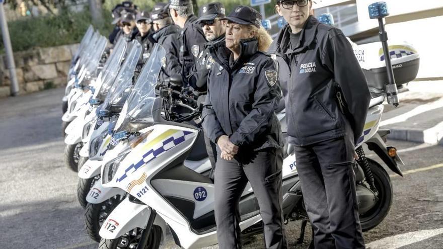 Imagen de policías locales de Palma.