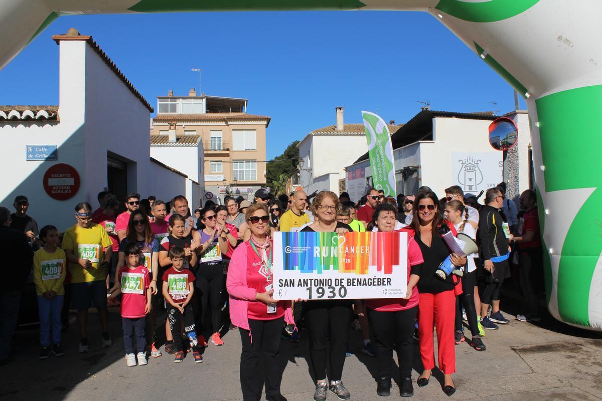 Éxito de la carrera contra el cáncer.