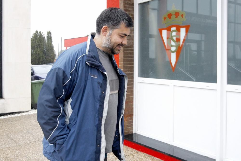 Entrenamiento del Real Sporting