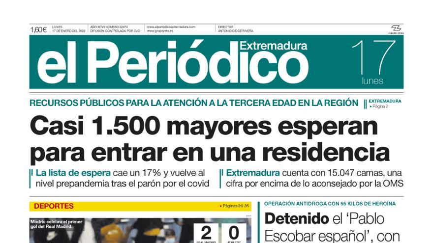 Consulta la portada correspondiente al día 17 de enero del 2022