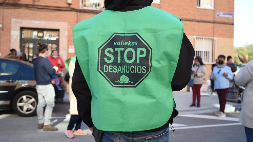 Un activista de STOP Desahucios.