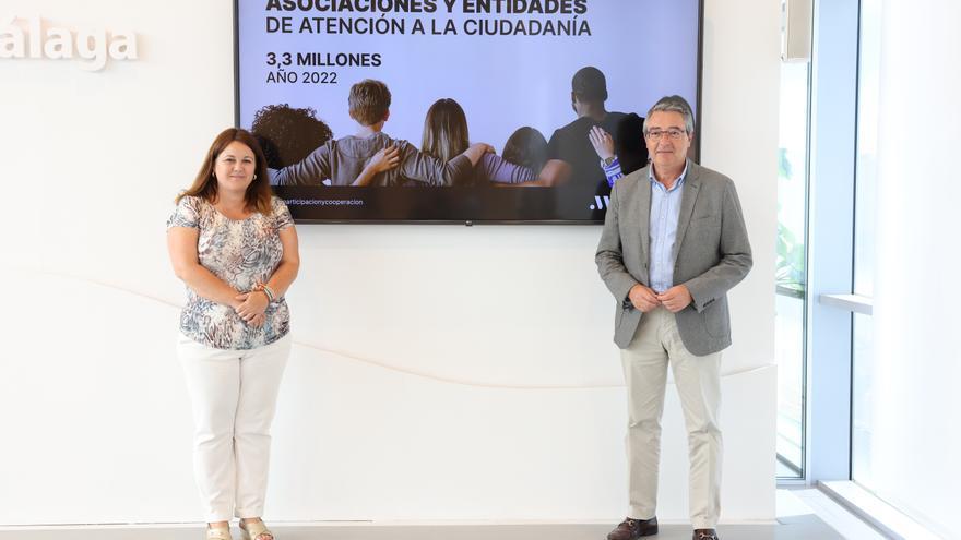 La Diputación de Málaga moviliza 3,3 millones de euros en ayudas para las entidades de atención a la ciudadanía