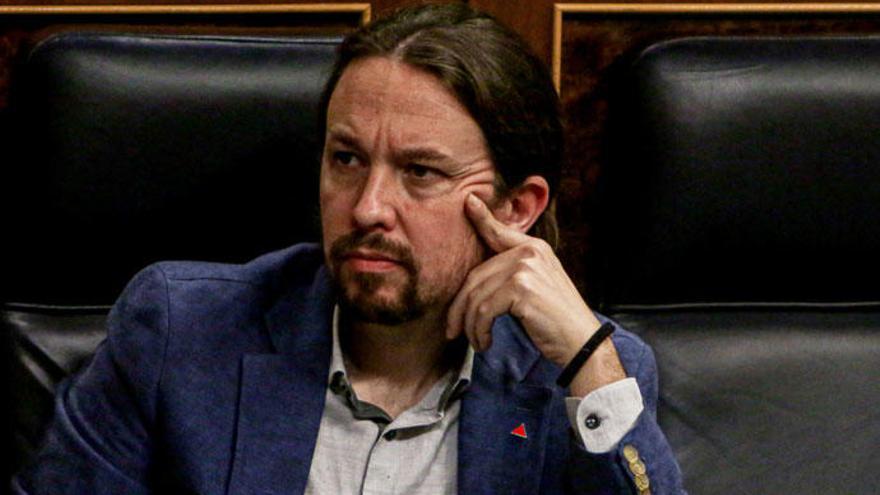 Pablo Iglesias en el Congreso.