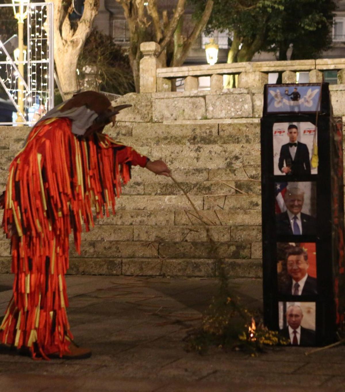 Unha voda e un funeral  para despedir o Entroido |