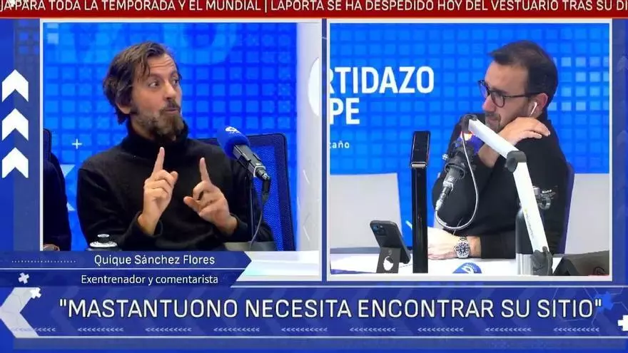 Quique Sánchez Flores opina del 'Asunto Carvajal': "No es necesario en el banquillo"