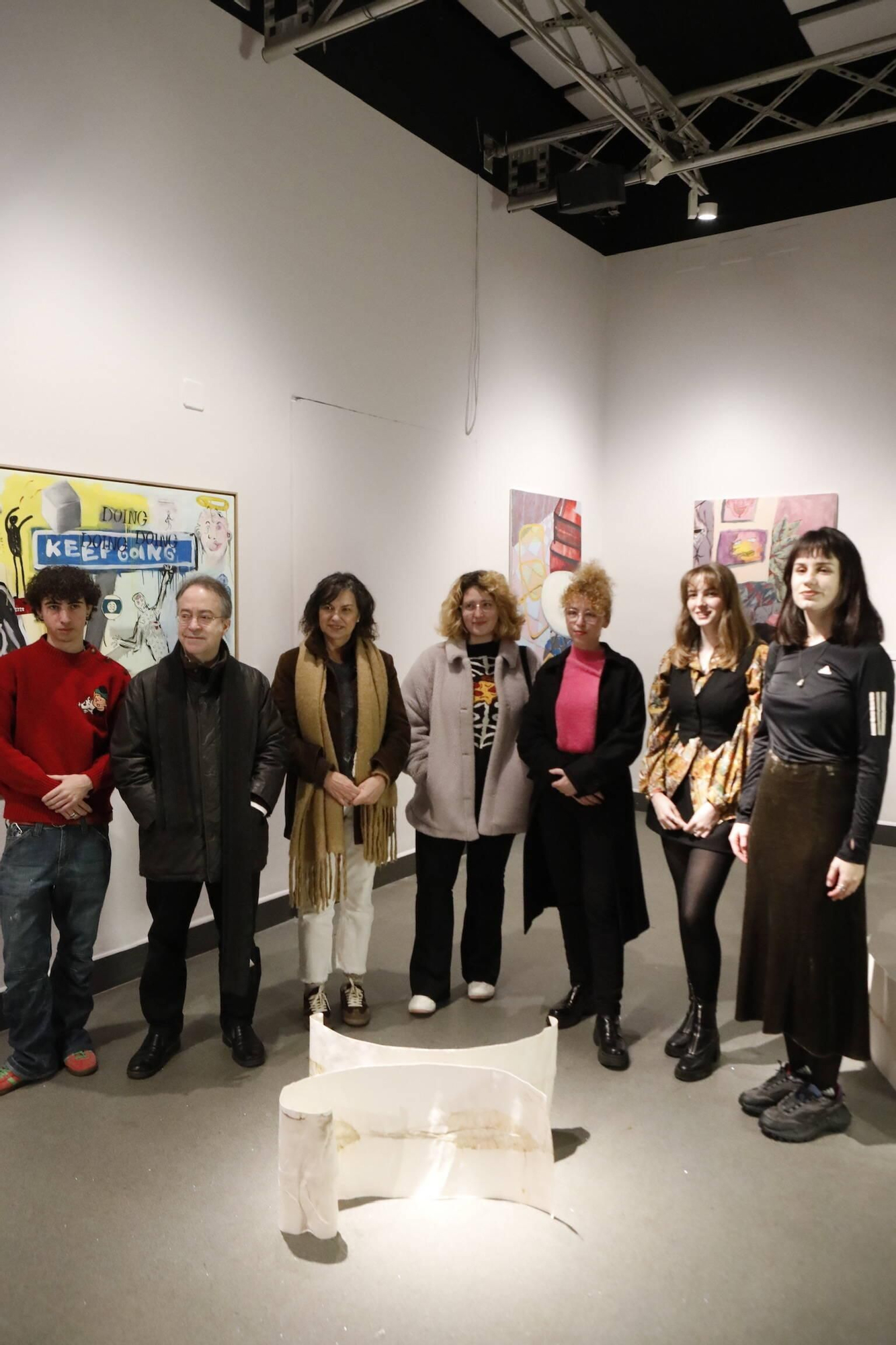 La presentación de la Muestra de Artes Plásticas en el Antiguo Instituto, en imágenes