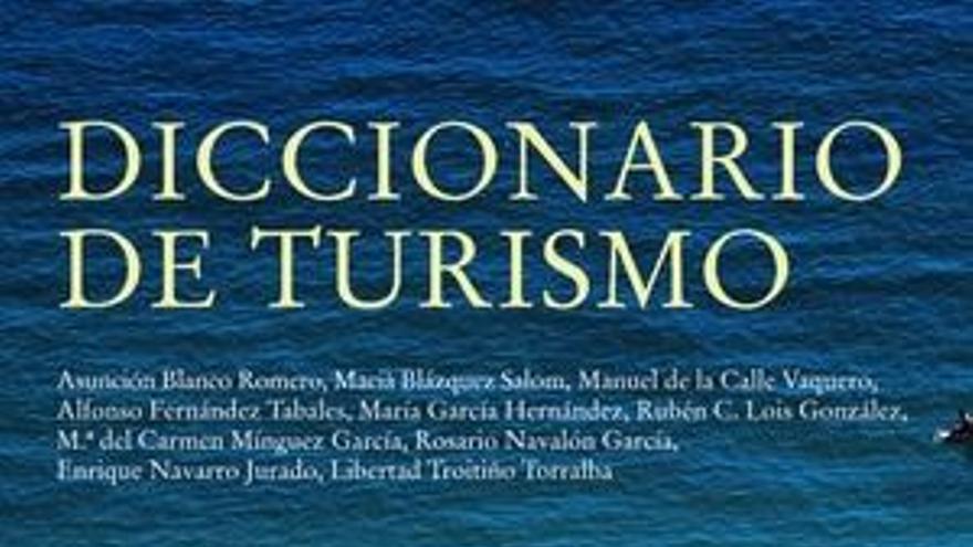 Portada del Diccionario de Turismo