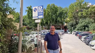 Quejas en Lorca por el mal estado del aparcamiento disuasorio de Juan Carlos I