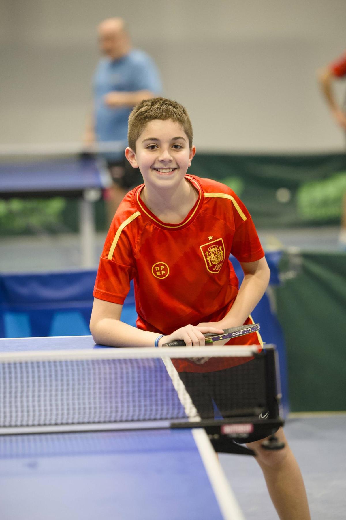 Esteban Fernández, en un entreno.