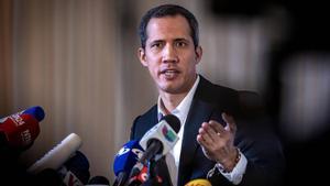 Dirigente de la oposición de Venezuela Juan Guaido