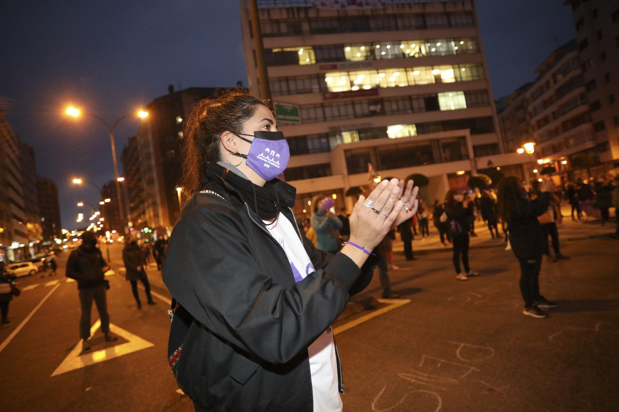 Manifestación del 8M en Avilés