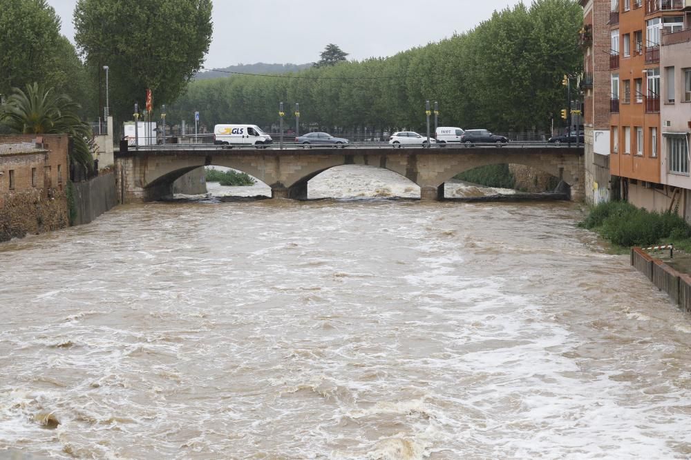 Temporal amb inundacions i creixement dels rius a les comarques gironines (18-22 d'abril de 2020)