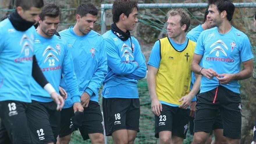 El Celta ya prepara el partido contra el Rayo Vallecano