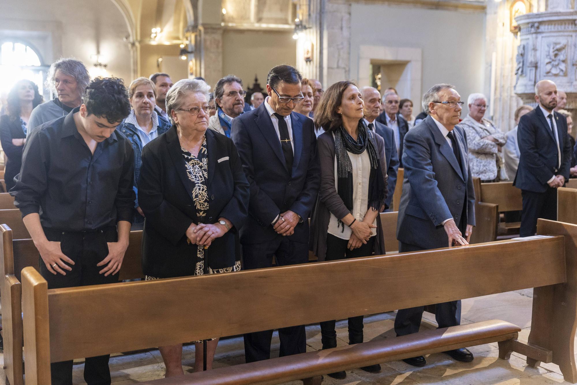 Funeral del cofundador de Mensajeros de la Paz Ángel Silva