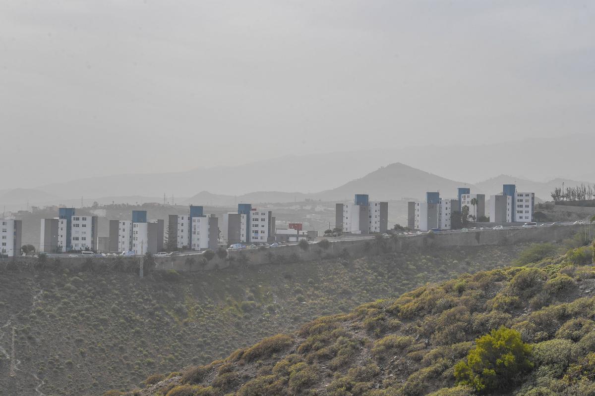 Calima en Las Palmas de Gran Canaria (08/02/24)