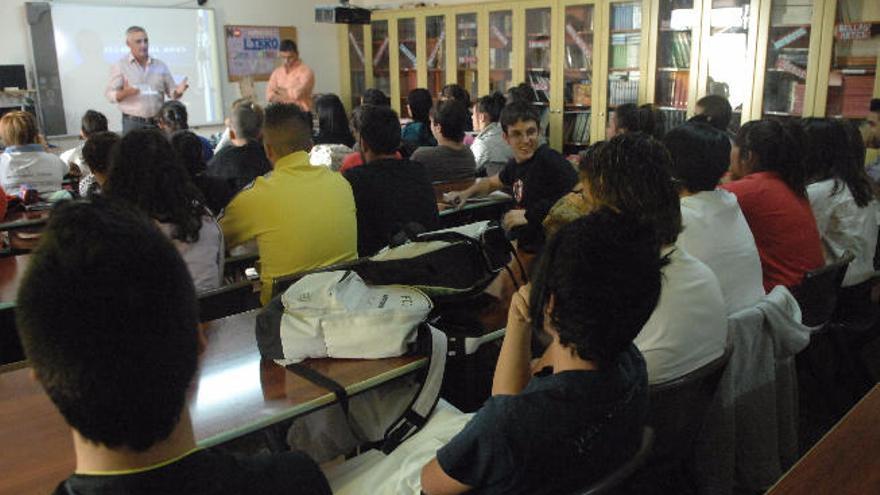 Aula del Instituto Santa Isabel de Hungría en una imagen de archivo.