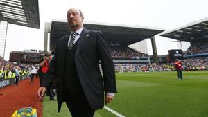 Rafa Benítez, después de un partido con el Newcastle.