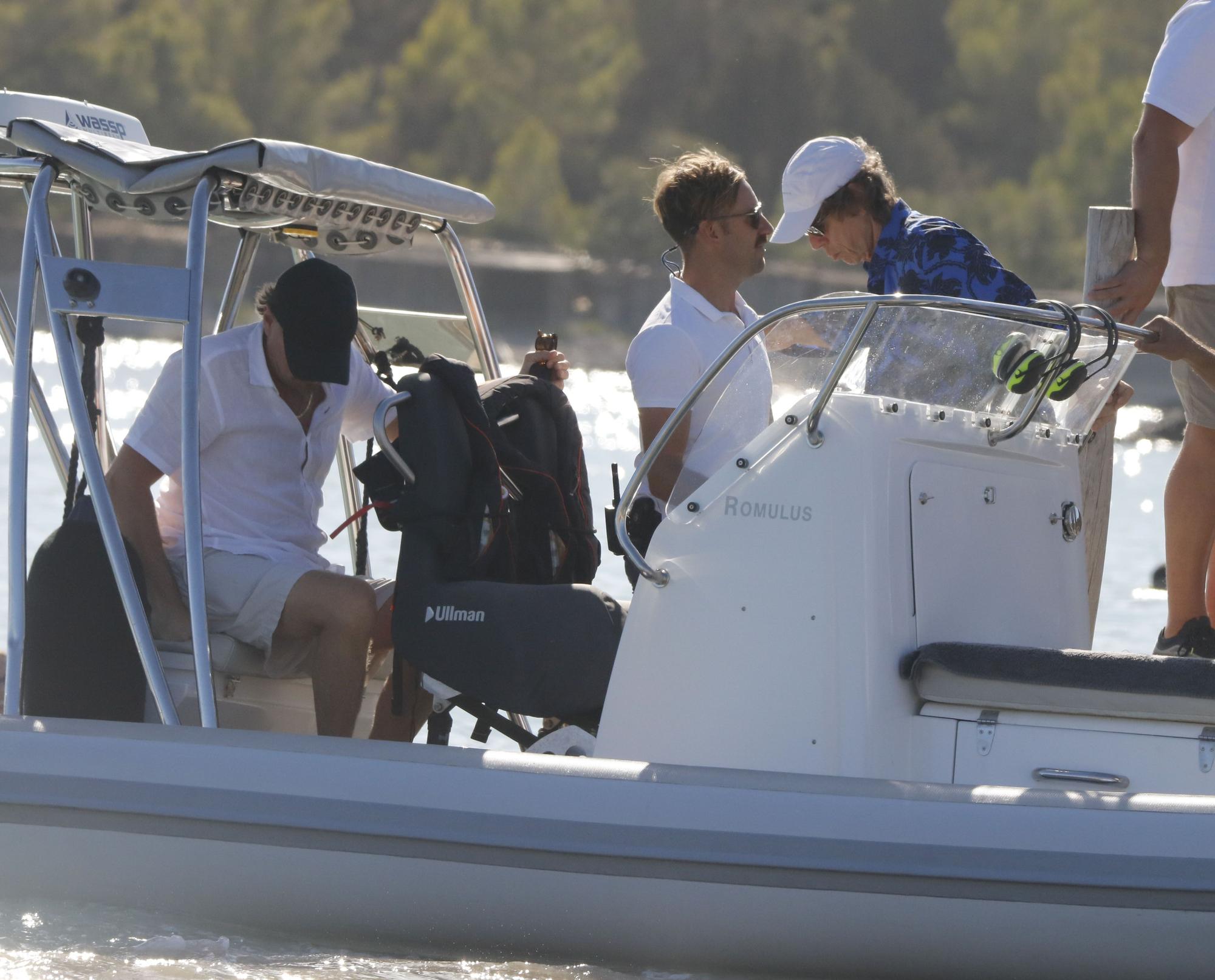 Mick Jagger y Leonardo Dicaprio, en Cala Jondal (Ibiza)