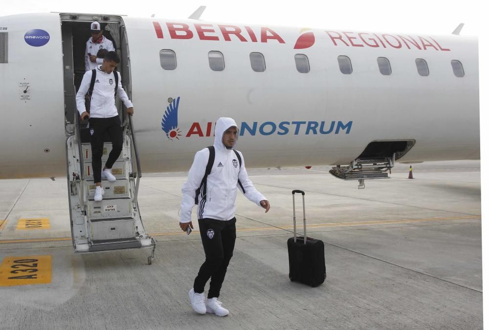 Viaje del Valencia CF a A Coruña