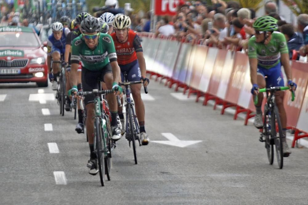 La Vuelta a España a su llegada a Alhama de Murcia