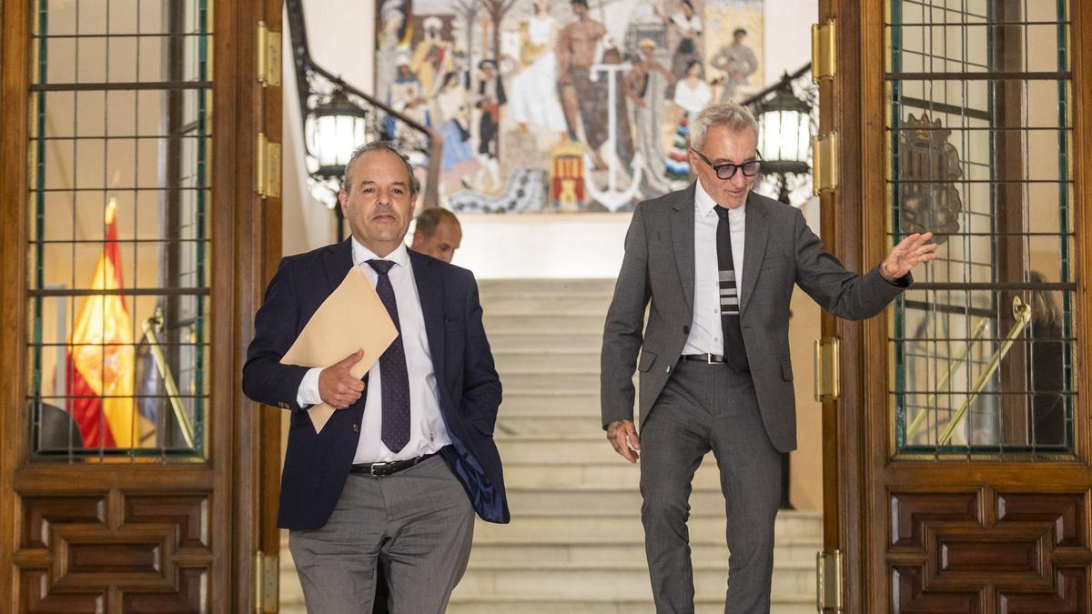 La comisión del caso Baño en la Diputación de Alicante ha concluido entre los reproches del PSOE y Compromís