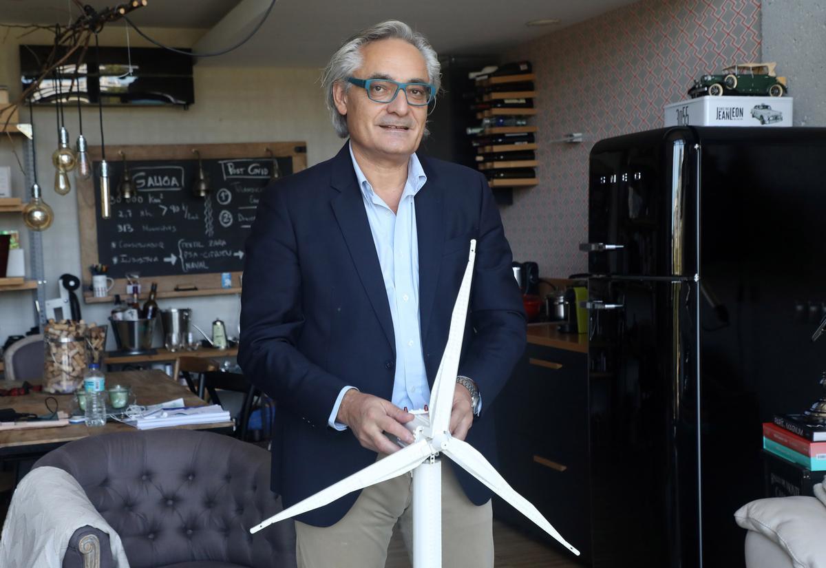 Manel Pazo, presidente de la patronal eólica de Galicia. // Xoán Álvarez