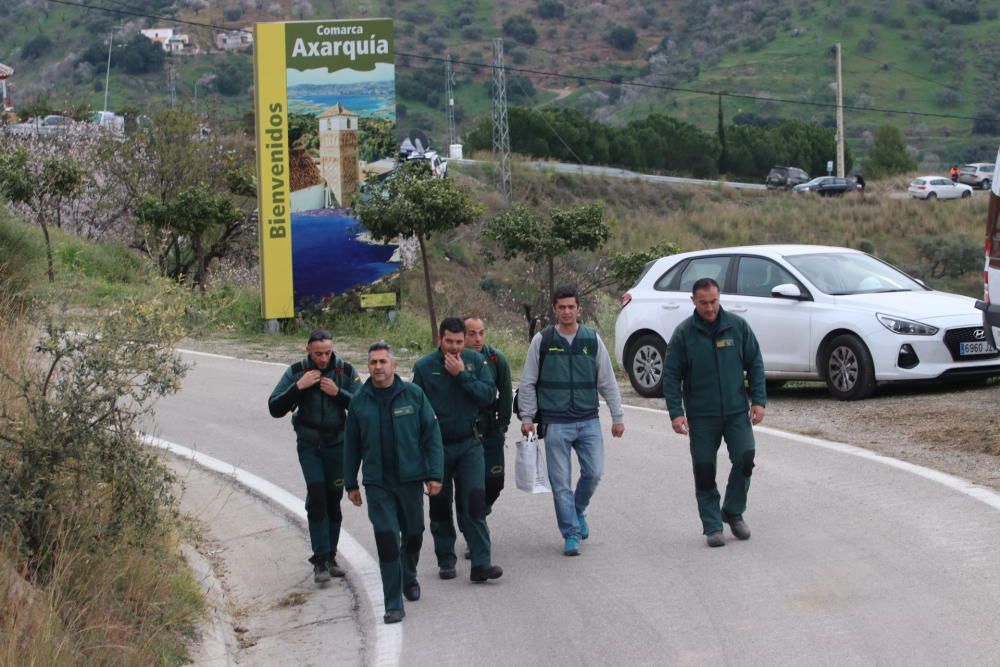 Llegada de las máquinas perforadoras a Totalán