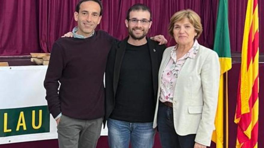 Joan Salellas amb Isabel Maria Cortada i Joan Plana. | GP