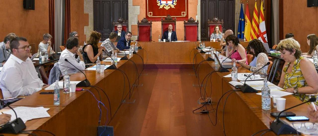 Imatge d&#039;arxiu del ple de l&#039;Ajuntament de Manresa