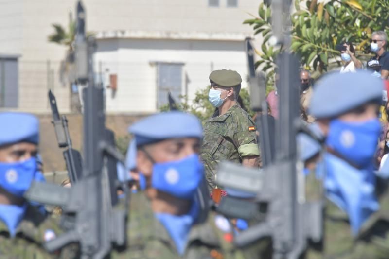 Despedida a militares que parten a Beirut en misión de Paz