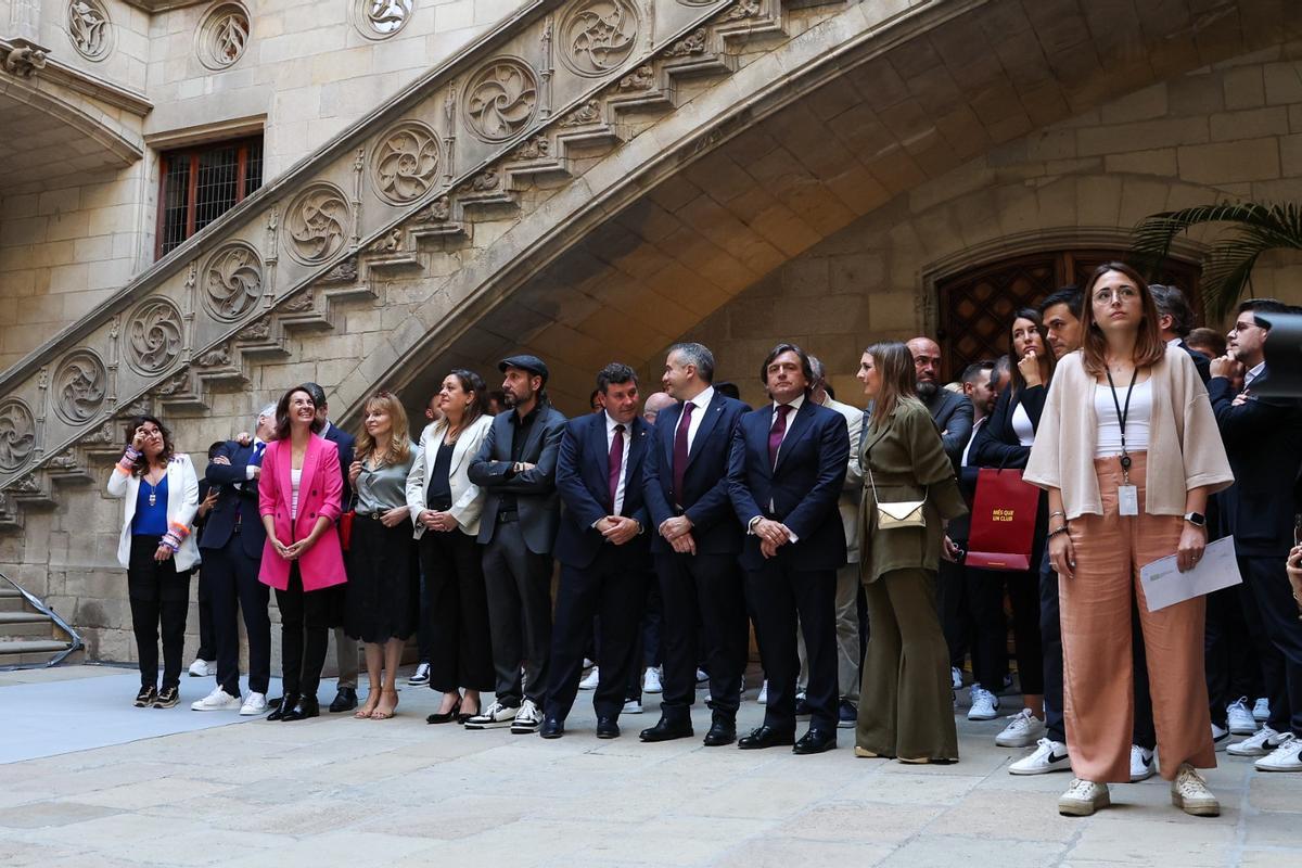 Las imágenes de la celebración de la segunda Champions del Barça en Barcelona