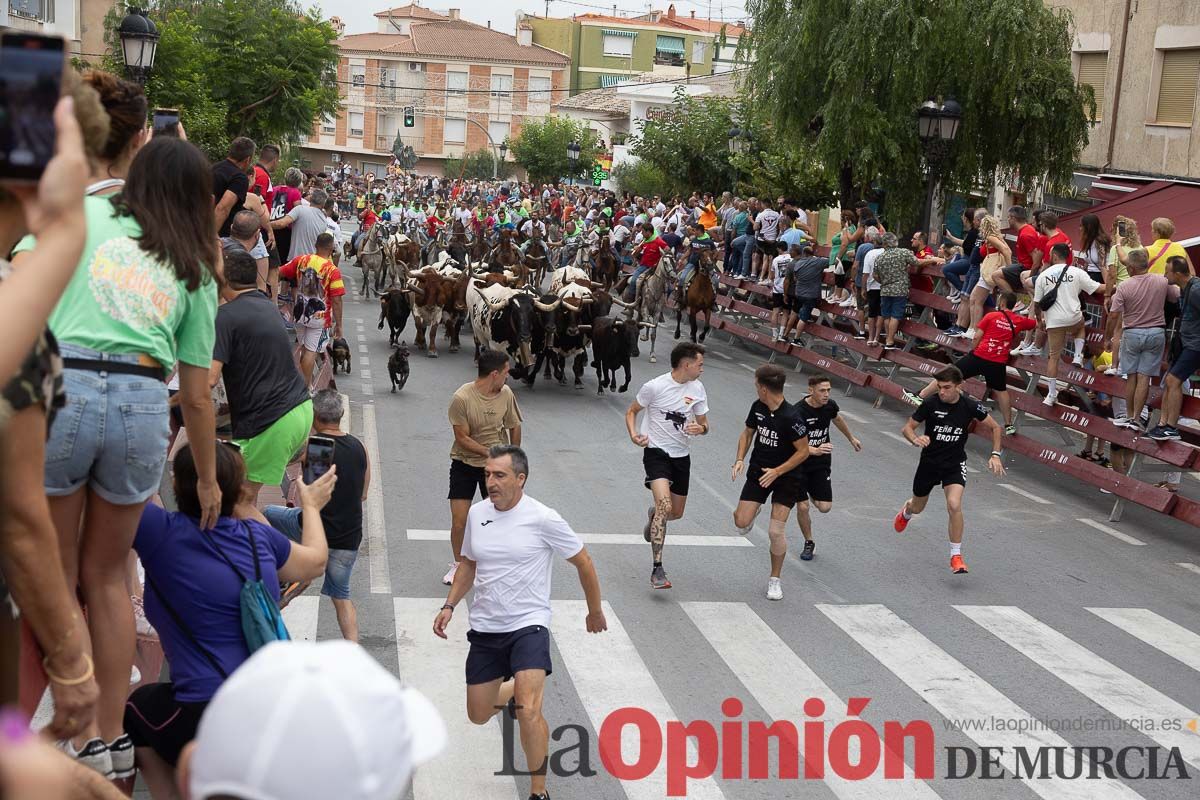 Cuarto encierro en las Fiestas de Moratalla