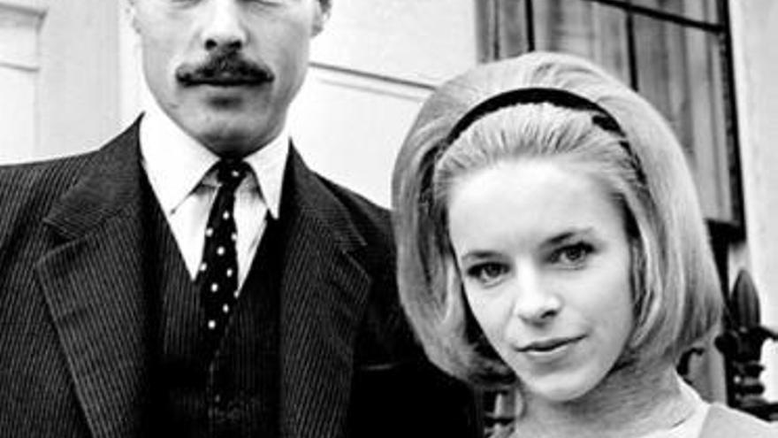 Lord Lucan y su esposa, Veronica Duncan.