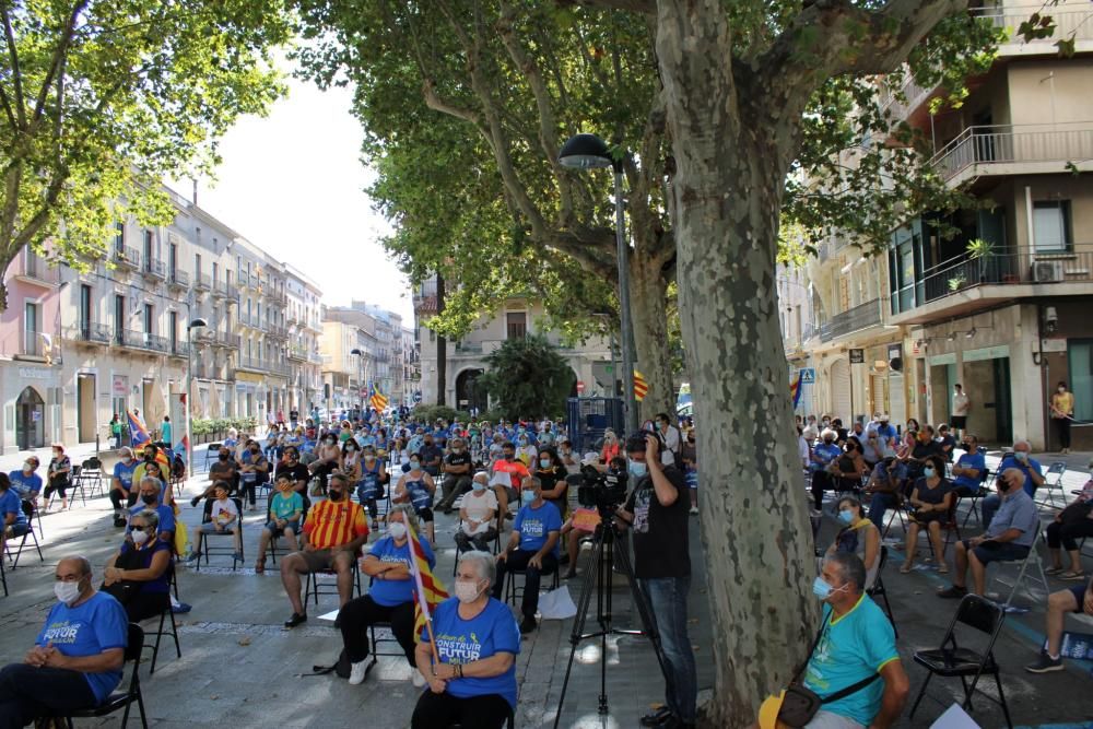 Imatges de la concentració de Figueres.