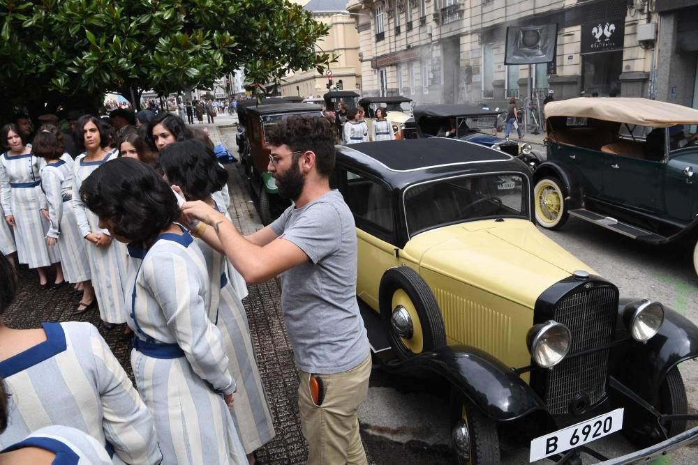 Rodaje de ''La sombra de la ley'' en A Coruña