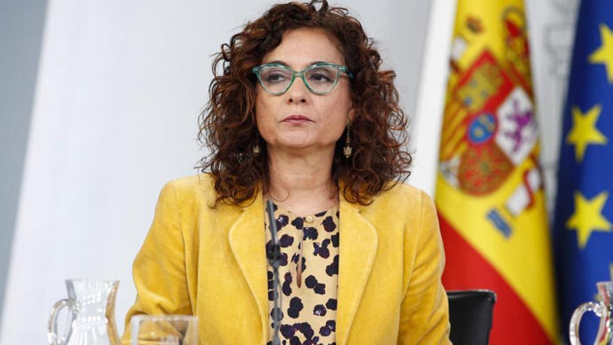 La ministra de Hacienda, María Jesús Montero.