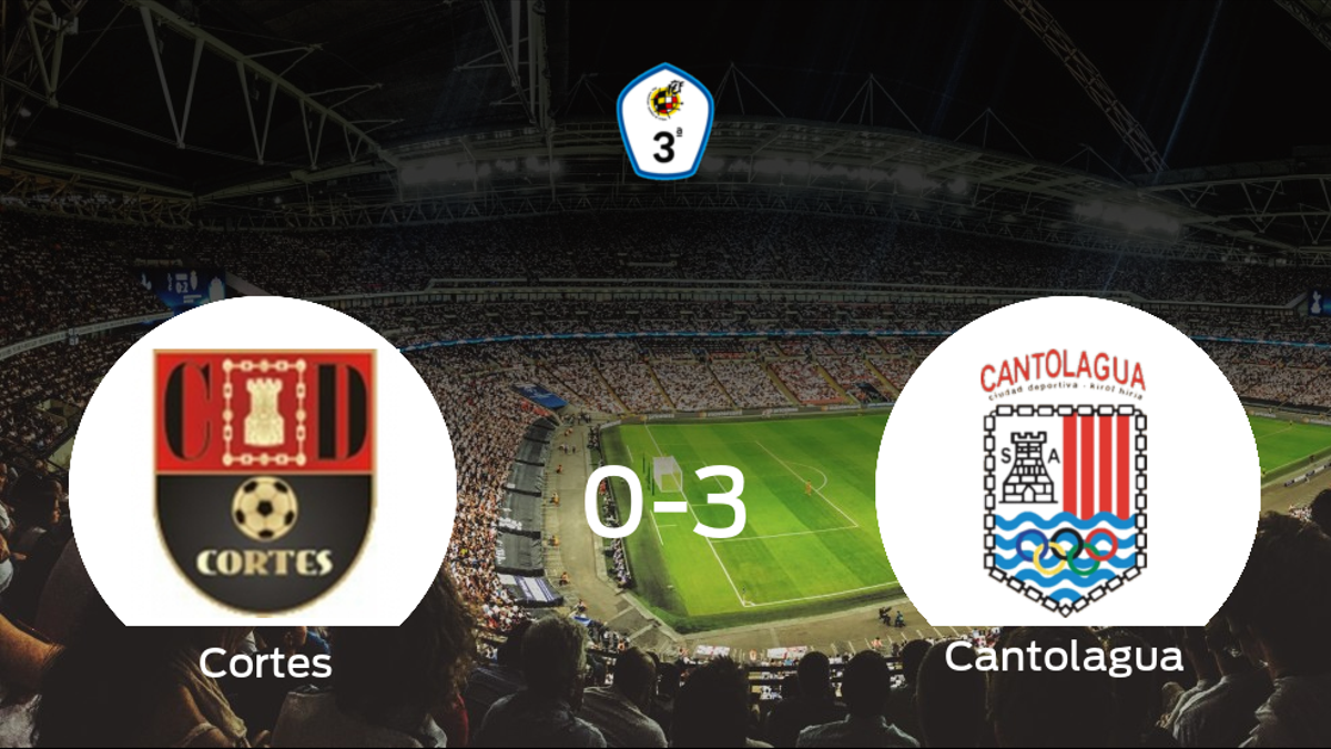 El Cantolagua suma tres puntos tras pasar por encima del Cortes (0-3)