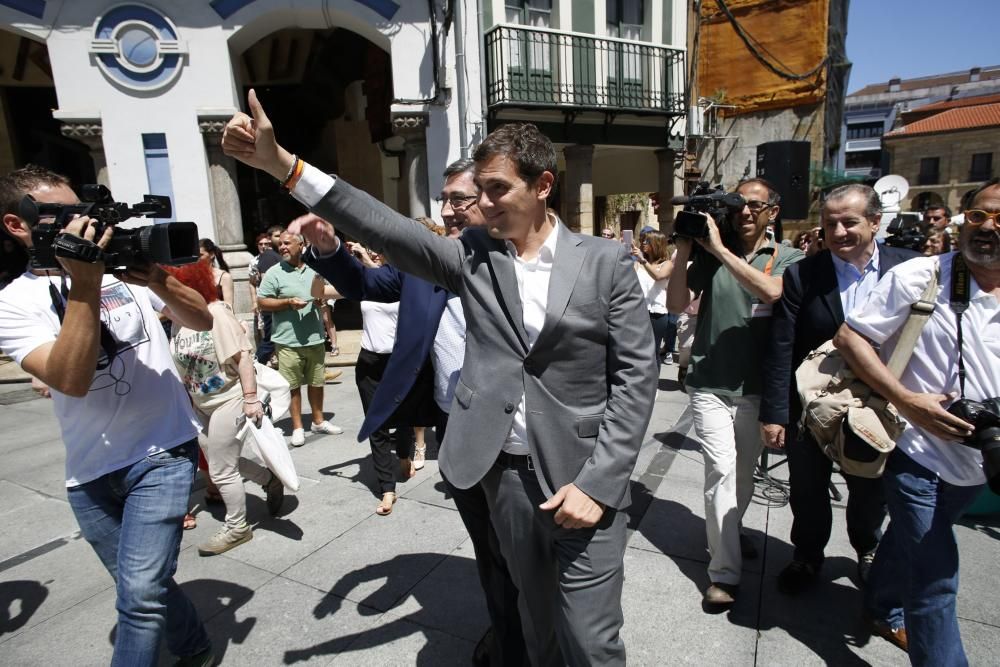 Acto electoral de Albert Rivera en Avilés