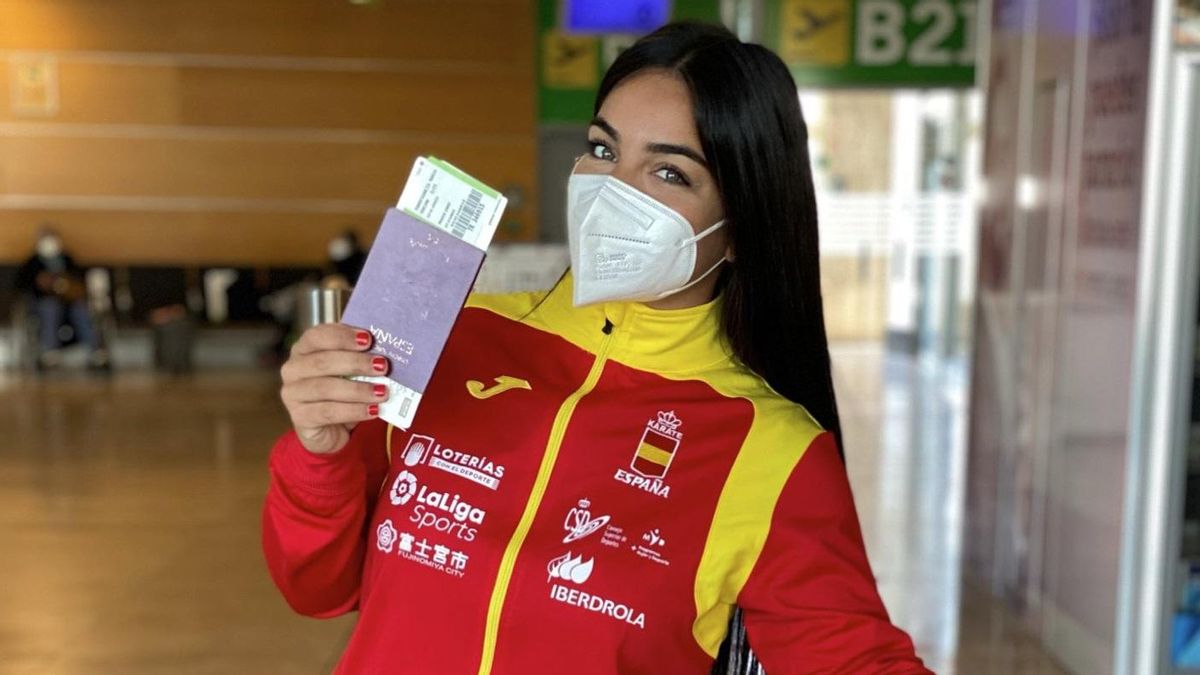 María Torres, antes de viajar a la Premier League de Estambul, en marzo.