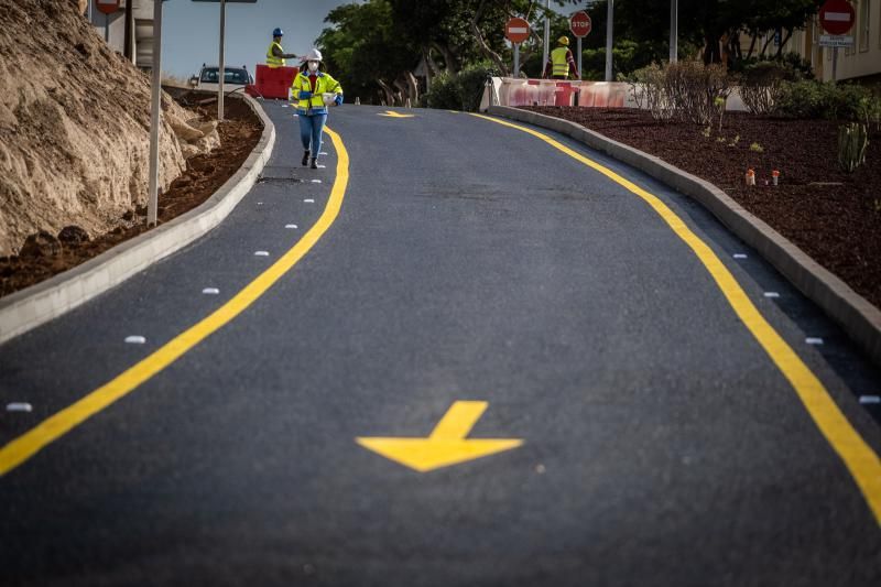 Obras de enlace entre Las Chafiras y Oroteandanes