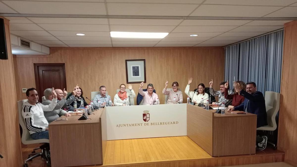 El pleno de Bellreguard, en una imagen de esta legislatura