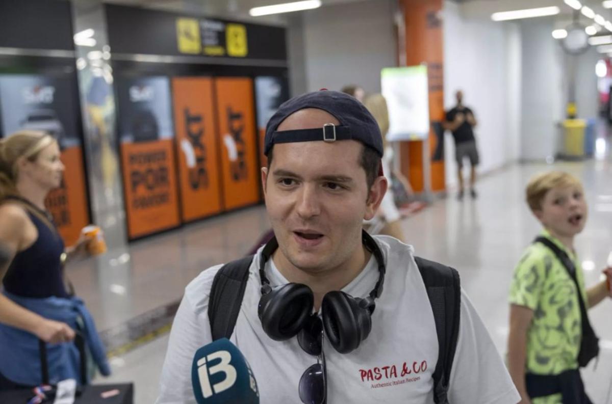 Marco, der aus Neapel kam, wurde nicht kontrolliert.