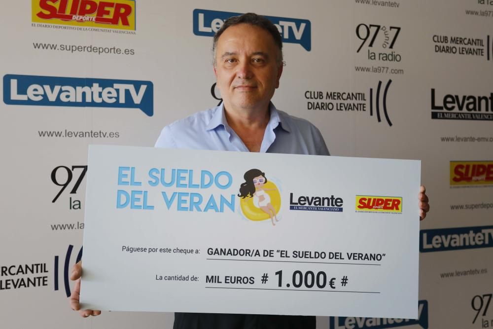 Premiados con el 'Sueldo del verano' de Levante-EMV