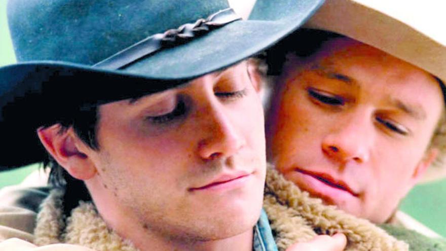 Jake Gyllenhaall y Heath Ledger en &#039;Brokeback Mountain&#039;.