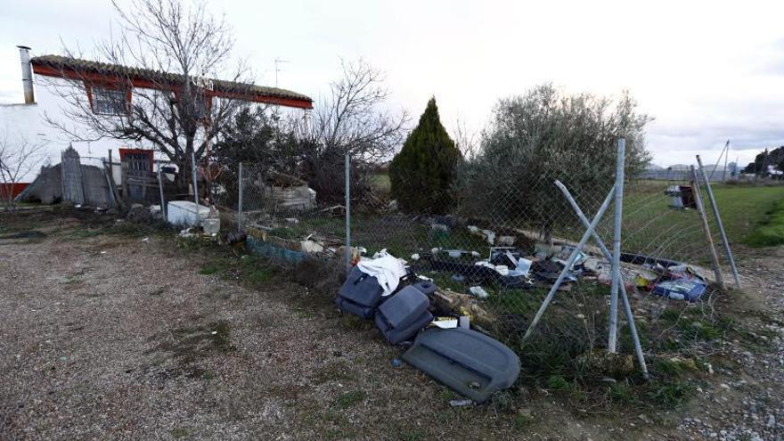 Aquí fue hallada una mochila con las armas empleadas en el tiroteo ocurrido en Villamayor de Gállego.