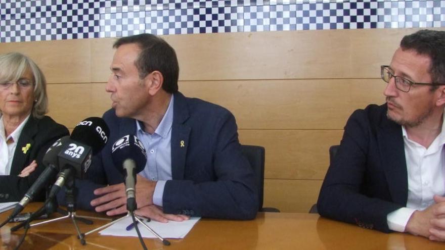 Montserrat Torras, Josep Berga, Estanis Vayreda.