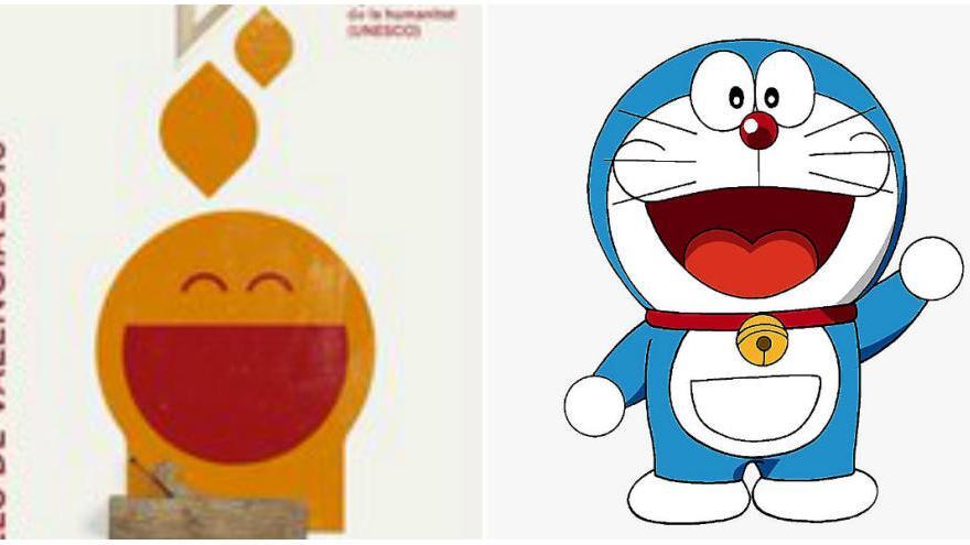 Los carteles de Fallas: del &#039;naranja Compromís&#039; a Doraemon