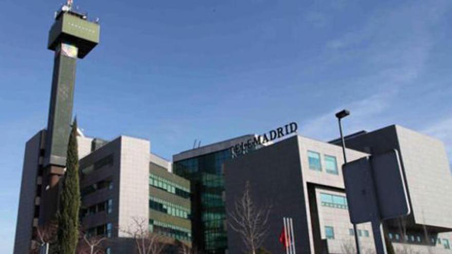 Imagen exterior de los estudios de Telemadrid.