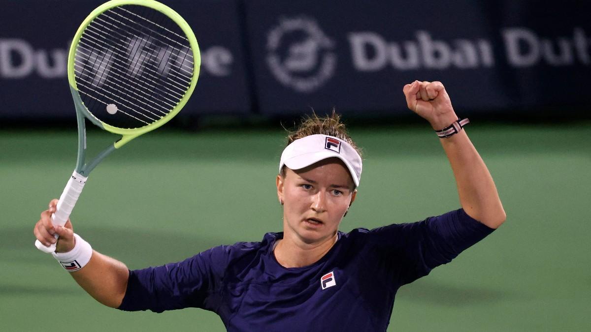 Krejcikova celebra su victoria